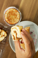 Handheld Pancake, Sesame Bun, Rolled Bread