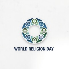 World Religion Day unity in diversity concept