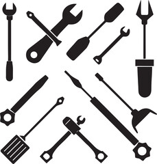 tools icons set