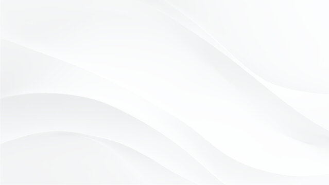 Abstract smooth white wave texture background design
