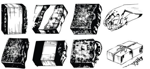 Vintage-style illustration of a handmade soap and hand washing scene in monochrome engraved sketch style. Organic cosmetic concept with natural lather and bubbles, ideal for spa labels, banners,