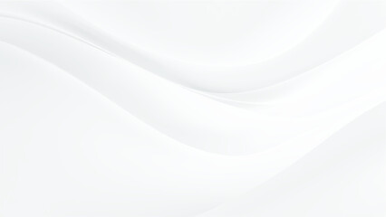 Sleek modern abstract white wave background design