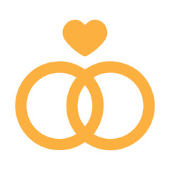 Wedding Rings With Heart