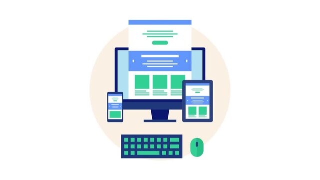 Responsive web design animation across devices
