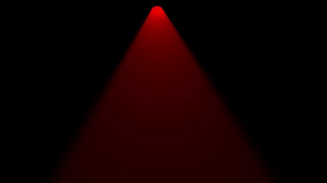 Flashlight beams moving in total darkness Flashlight beam moving left and right into total Darkness on background animation 4k video...