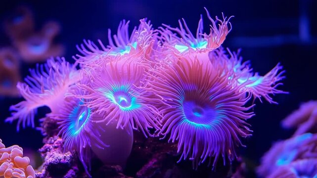 Explore the vibrant underwater world where coral glows in stunning colors