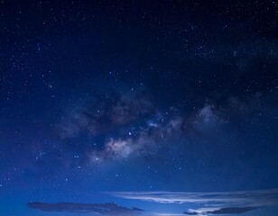 Fototapeta premium Night sky full of stars and the Milky Way