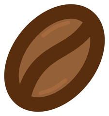 Scattered Coffee Beans Element Sticker Set