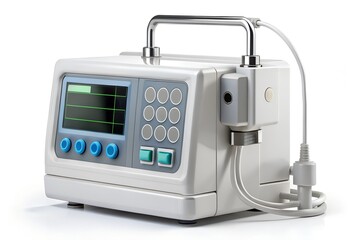 infusion pump medical device isolated on a white background