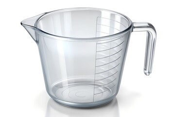 medicine dosage cup isolated on a white background