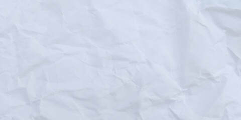 Naklejka premium White color vector illustration crumpled paper background. 