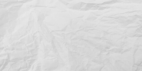 White color vector illustration crumpled paper background. Paper texture. White paper sheet.