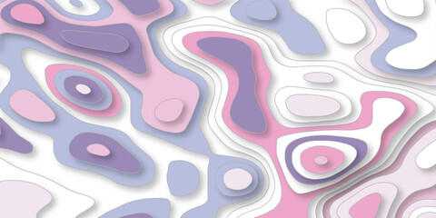 Vector background with multicolor paper cut shapes. 