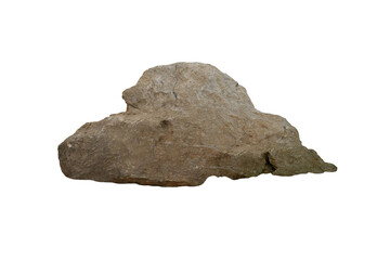 Rock isolated transparency background.