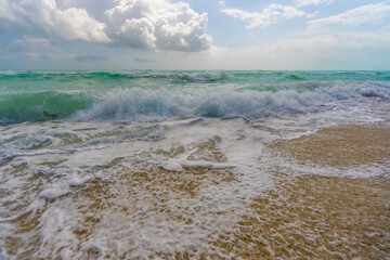 Refreshing sea beach breeze. Bright sea beach sunlight. Dreamy sea beach scenery. Stunning sea beach wallpaper. Peaceful ocean retreat. Ocean vibes. Sparkling ocean water. Tranquil ocean atmosphere.