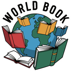 World Book Day t-shirt design.