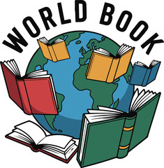 World Book Day t-shirt design.