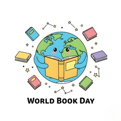 World Book Day Celebration with Reading Earth Character