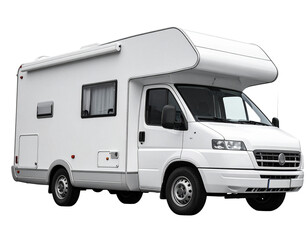 Camper Travel Van Side View Isolated on Transparent Background PNG