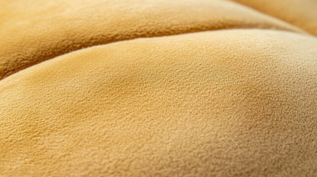 nubuck. Extreme close-up of nubuck leather texture showing fibrous structure under natural window light. lifestyle magazines.