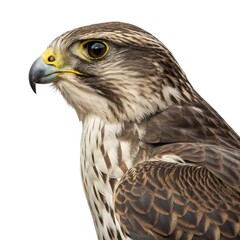 Falcon Isolated on Transparent Background,Bird of Prey Falcon Isolated Image