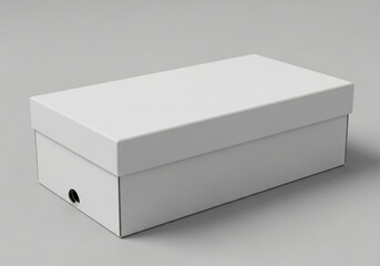 Naklejka premium blank Shoe Box mockup 