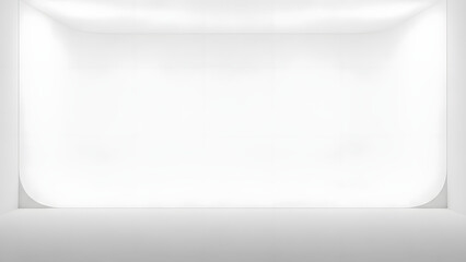 A blank white paper frame with a brushed metallic silver texture and gray aluminum design offers an empty business backdrop for a light vector illustration