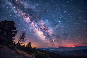 Fototapeta premium northern lights at night