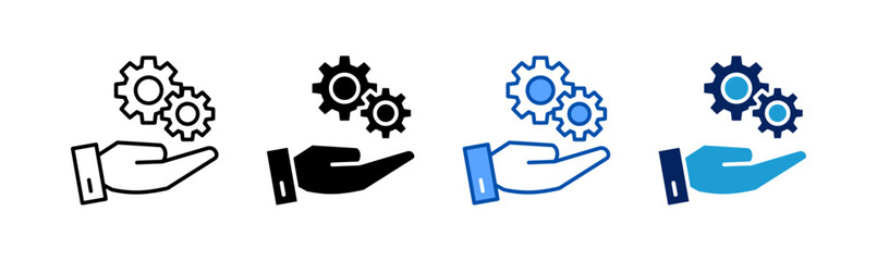 control icon set multiple style collection