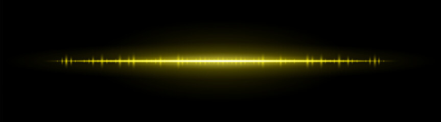 Sharp glowing horizontal line with a vivid flare center. Perfect for tech design, overlays, digital compositions, and motion graphics.