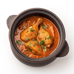 Creamy Butter Chicken Curry, Flat Lay