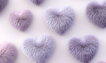 High definition plush love heart image