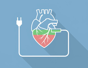 Heart charging like a battery to regain energy