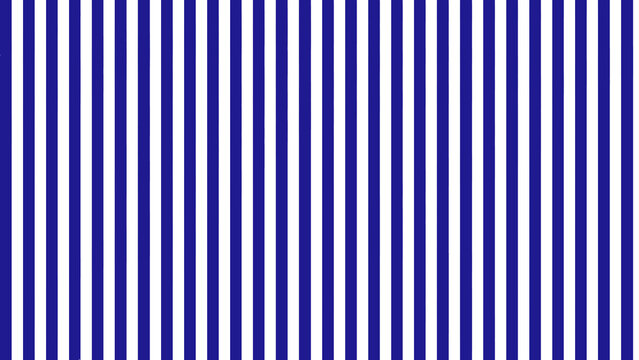 Navy and White Vertical Stripes Pattern, Blue and White Linear Background, Striped Design, Fashion Fabric, Classic Style - Stock Illustration