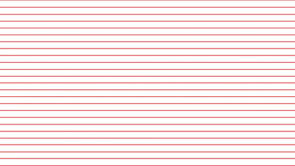 Obraz premium Seamless pattern of thin horizontal coral pink lines on white background, textile or fabric design, minimalist aesthetic, vector illustration, transparent.