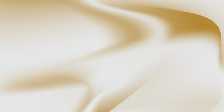 Close-up texture of natural gold silk. Light Golden fabric smooth texture surface background art
