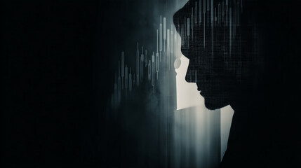 Digital identity concept symbolizing the boundary between artificial intelligence and humanity