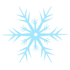 Vector illustration of snowflake. Snowflake symbols. Snowflake icons set. Best for winter season theme.