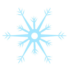 Vector illustration of snowflake. Snowflake symbols. Snowflake icons set. Best for winter season theme.