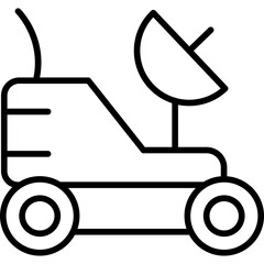 Lunar Rover Vehicle Icon