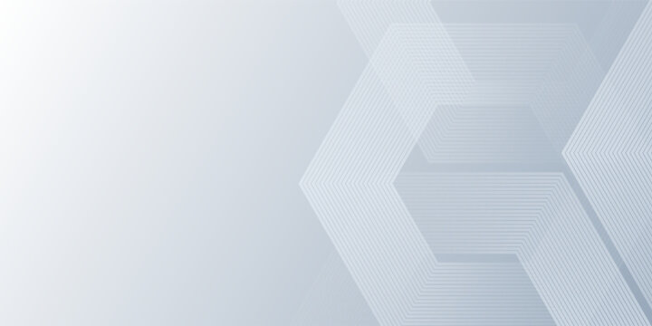 White abstract background with dynamic wavy hexagon texture. suitable for wallpaper simple