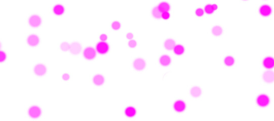 Pink bokeh PNG. Soft blurred pink bokeh light glow on transparent background. Ideal for valentine and decorative seasonal graphic. 