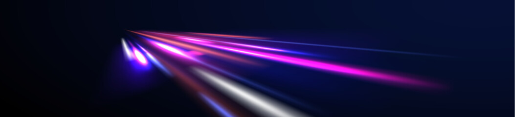 Swirl road line color motion streak fast highway dynamic.
