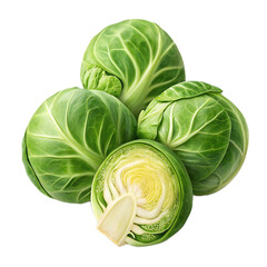 cabbage isolated on white background