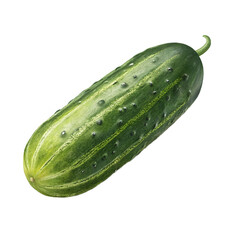 cucumber isolated on white background