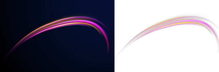 Line road swirl color motion streak dynamic futuristic city.
