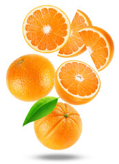 vibrant photograph of assorted orange fruits, including whole oranges, halved oranges, and orange wedges, beautifully arranged on a black backdrop.