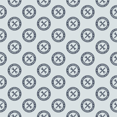 Do it yourself seamless pattern isolated on color background