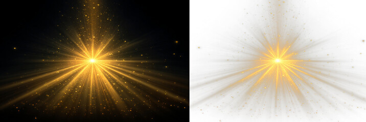 Glow star flash beam light radiant cosmic sparkle.
