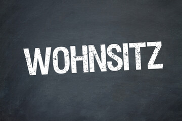 Obraz premium Wohnsitz 